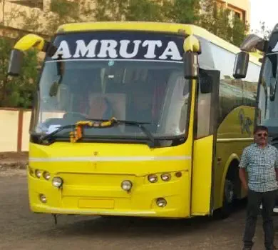 49 Seater AC Volvo Bus Hire in Pune